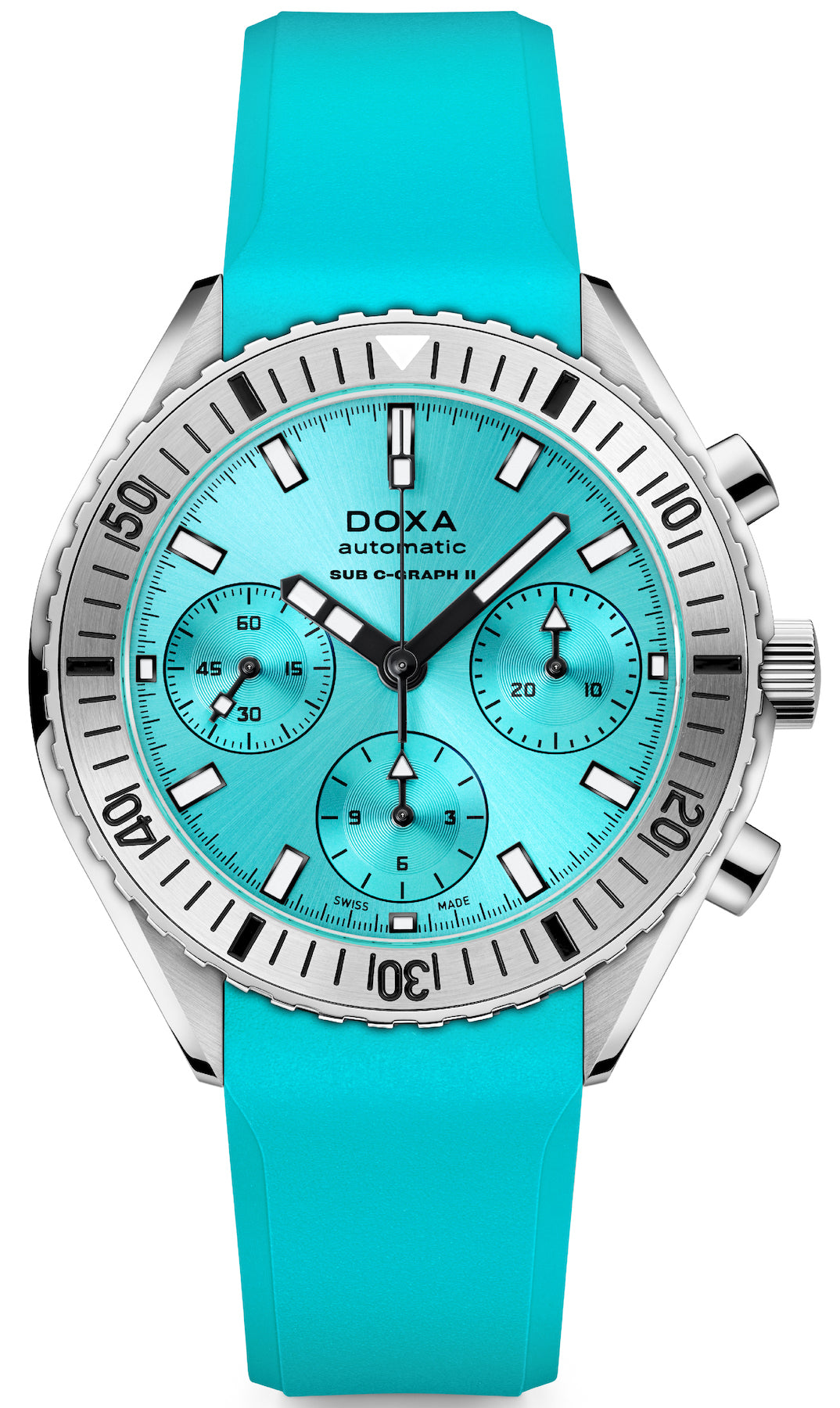 Doxa Watch Sub 200 C-Graph II Aquamarine Rubber