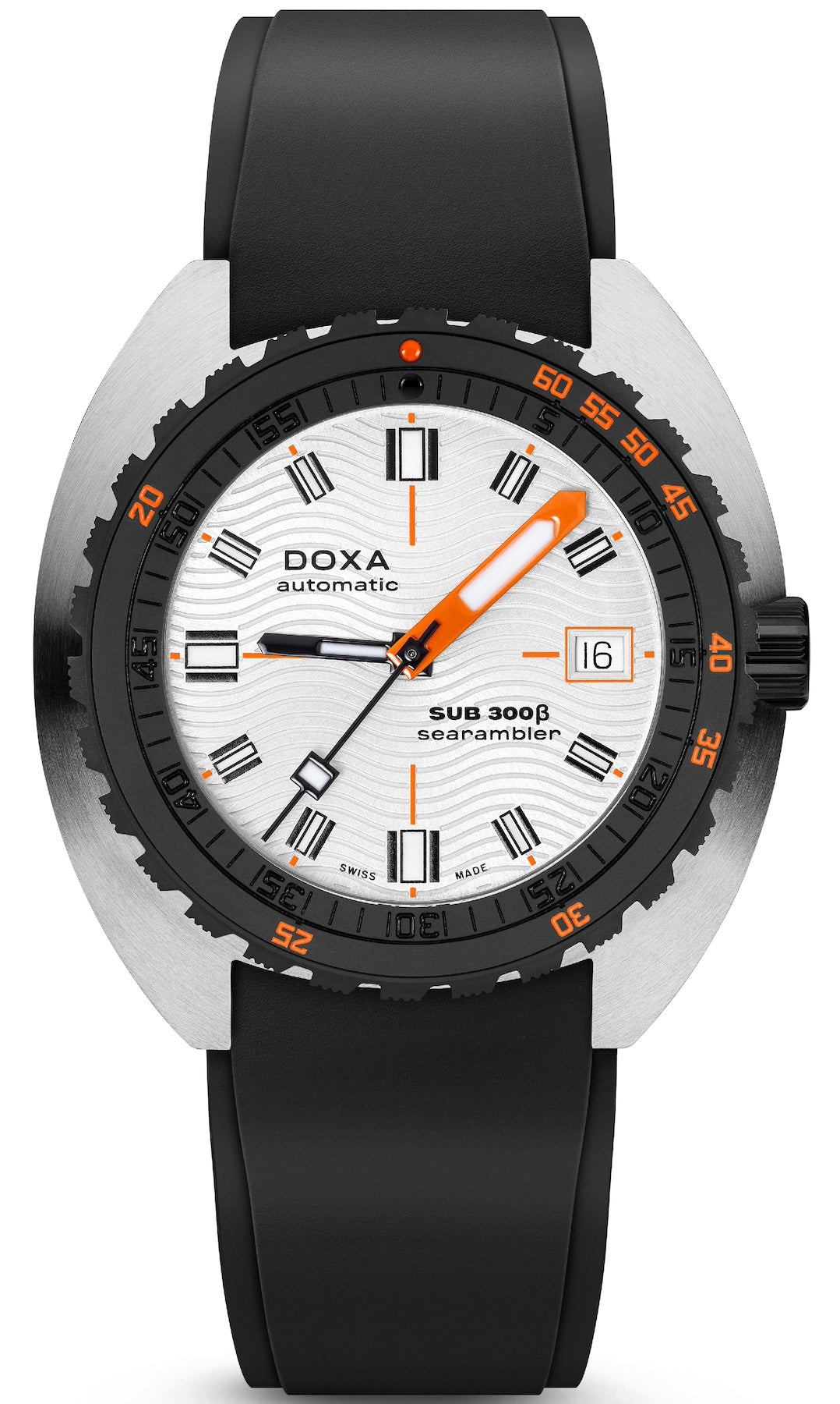 Doxa Watch SUB 300 Beta Ceramic Steel Searambler Rubber Black