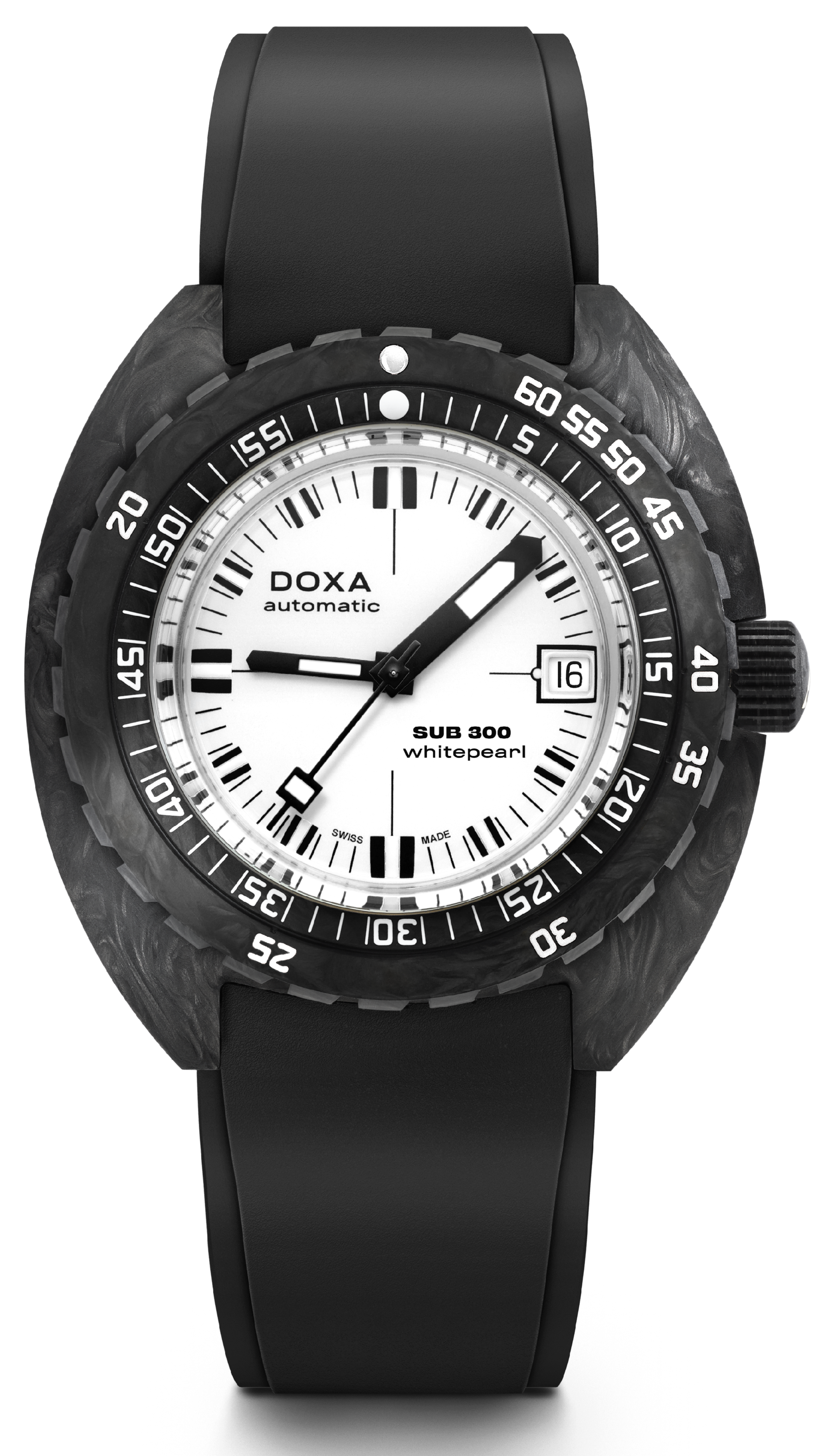 Doxa Watch Sub 300 Carbon Whitepearl