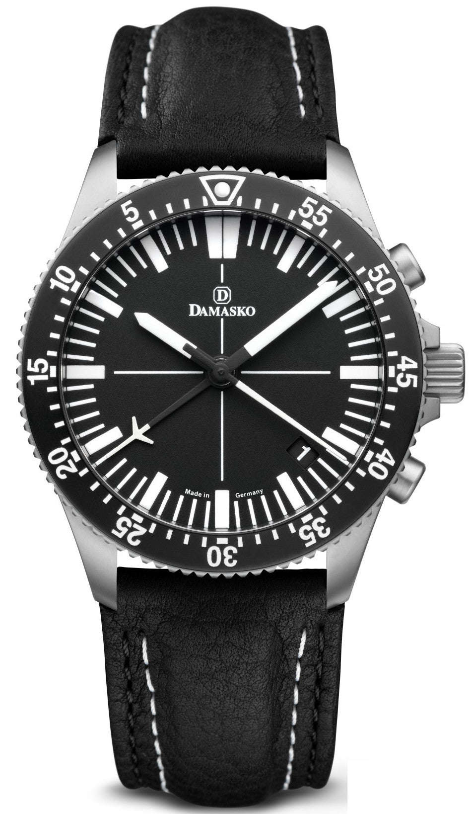 Damasko Watch DC82 Leather Pin - Black
