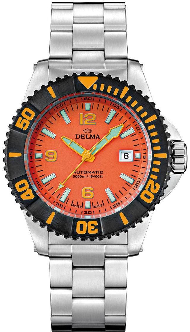 Delma Watch Blue Shark IV Orange Limited Edition