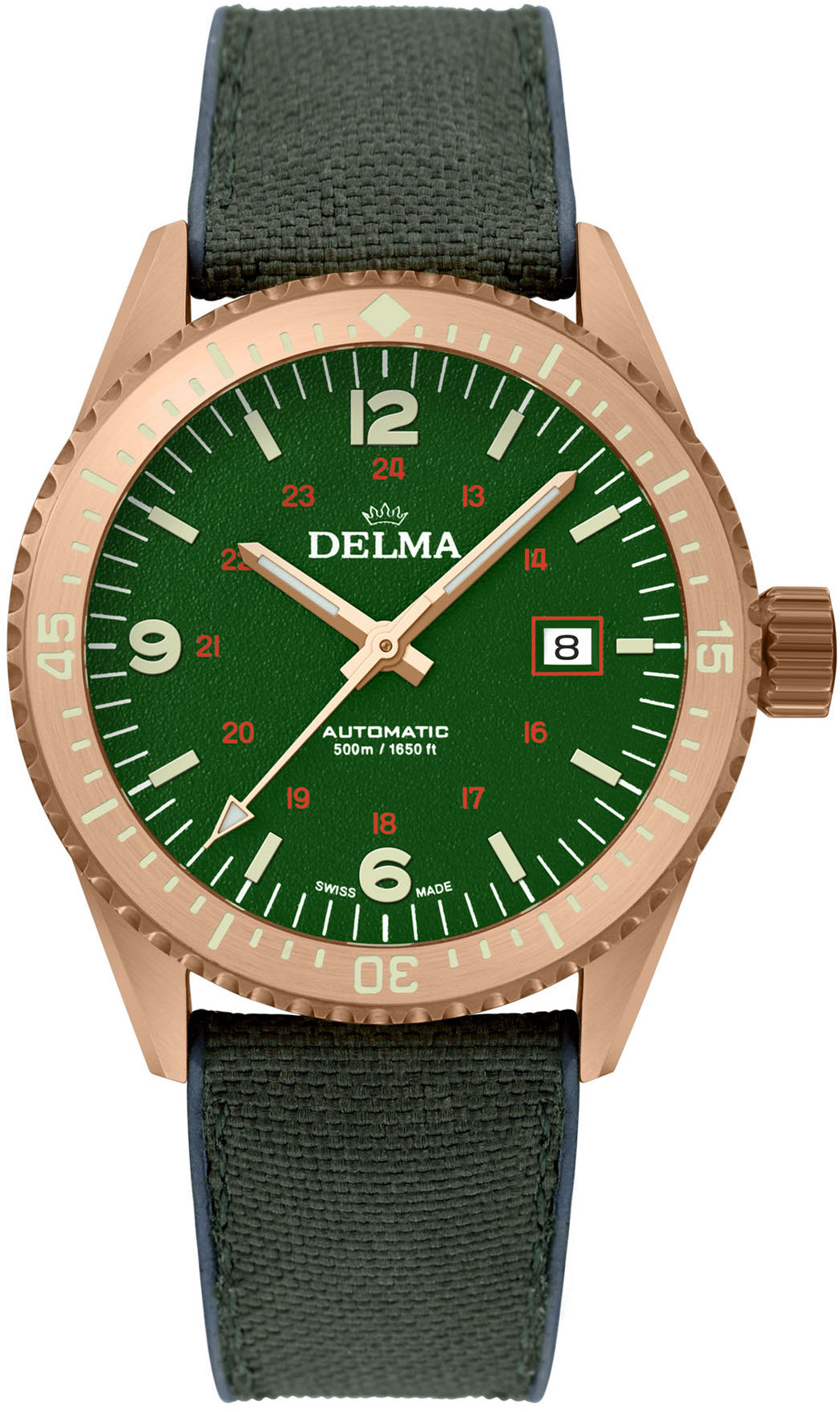 Delma Watch Cayman Field Bronze Green - Green