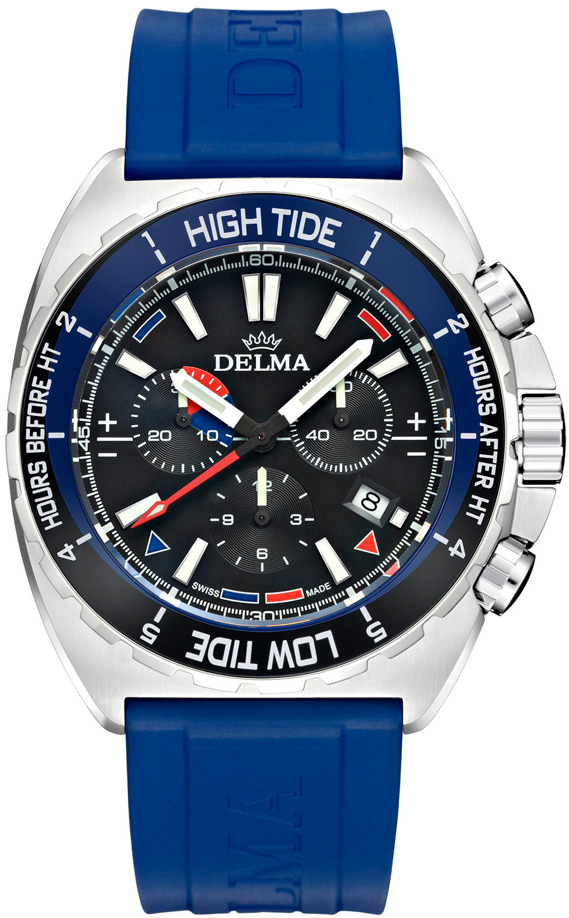 Delma Watch Oceanmaster Tide Chronograph - Black