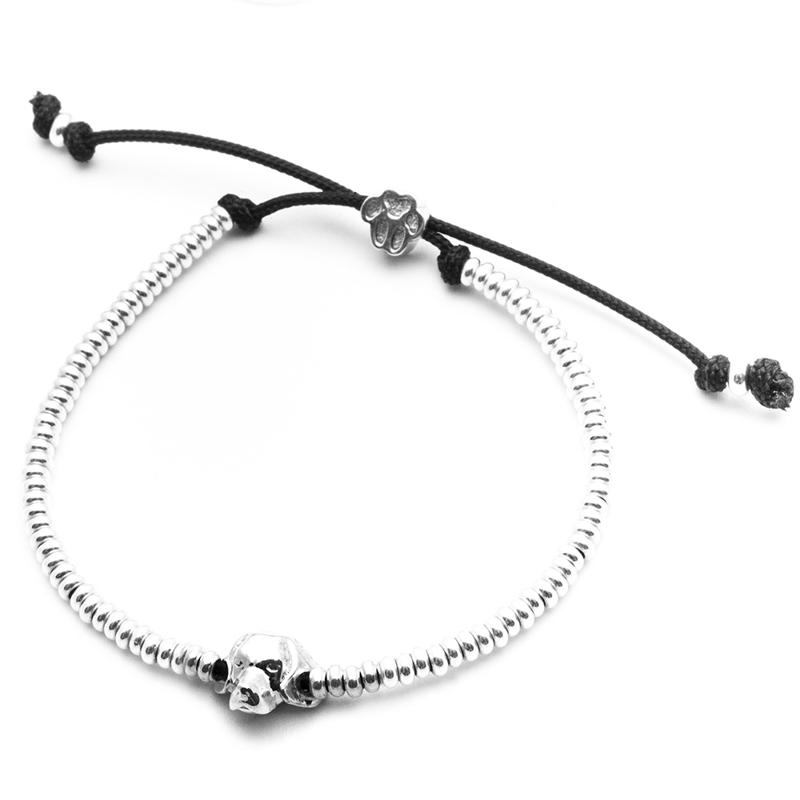 Dog Fever Sterling Silver Beagle Muzzle Bracelet