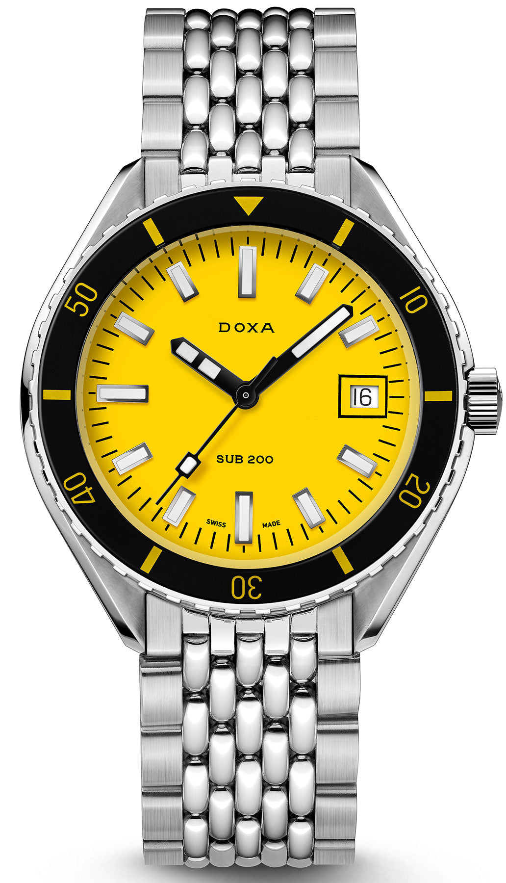 Doxa Watch Sub 200 Divingstar Bracelet - Yellow