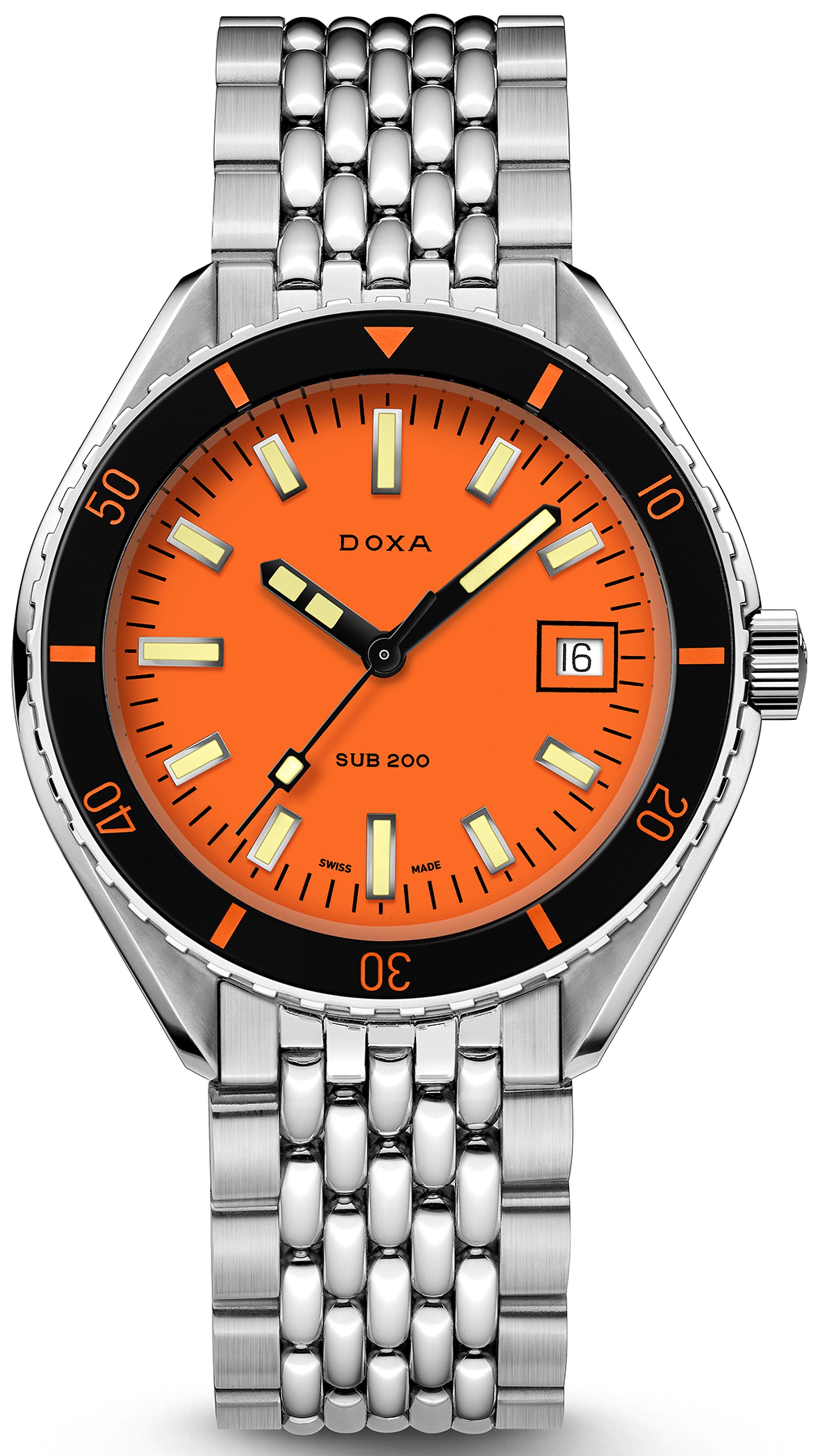 Doxa Watch Sub 200 Professional Bracelet - Orange