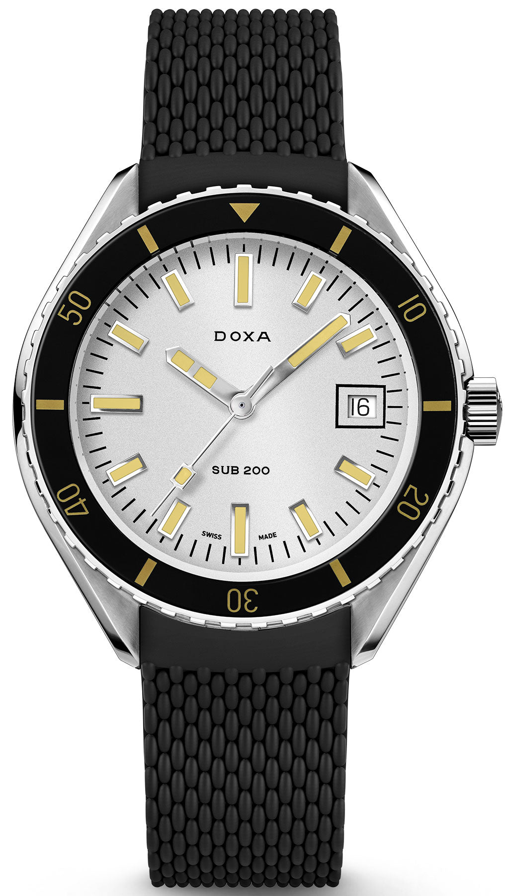 Doxa Watch Sub 200 Searambler Rubber - Grey