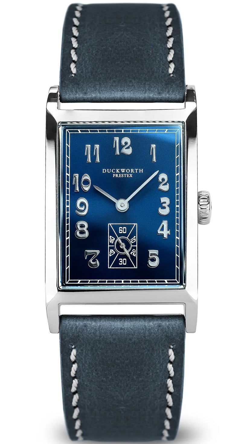 Duckworth Prestex Watch Centenary Blue Blue Leather