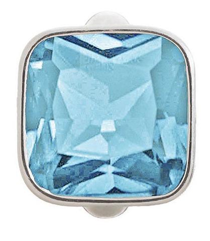 Endless Jewellery Sterling Silver Sky Blue Cube Charm D - Silver
