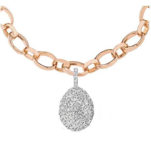 Faberge Emotion 18ct White Gold 2.49ct Diamond Charm - White Gold