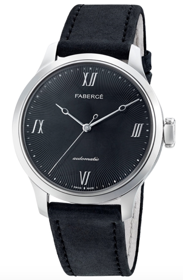 Faberge Watch Altruist 18ct White Gold Black Dial - Black