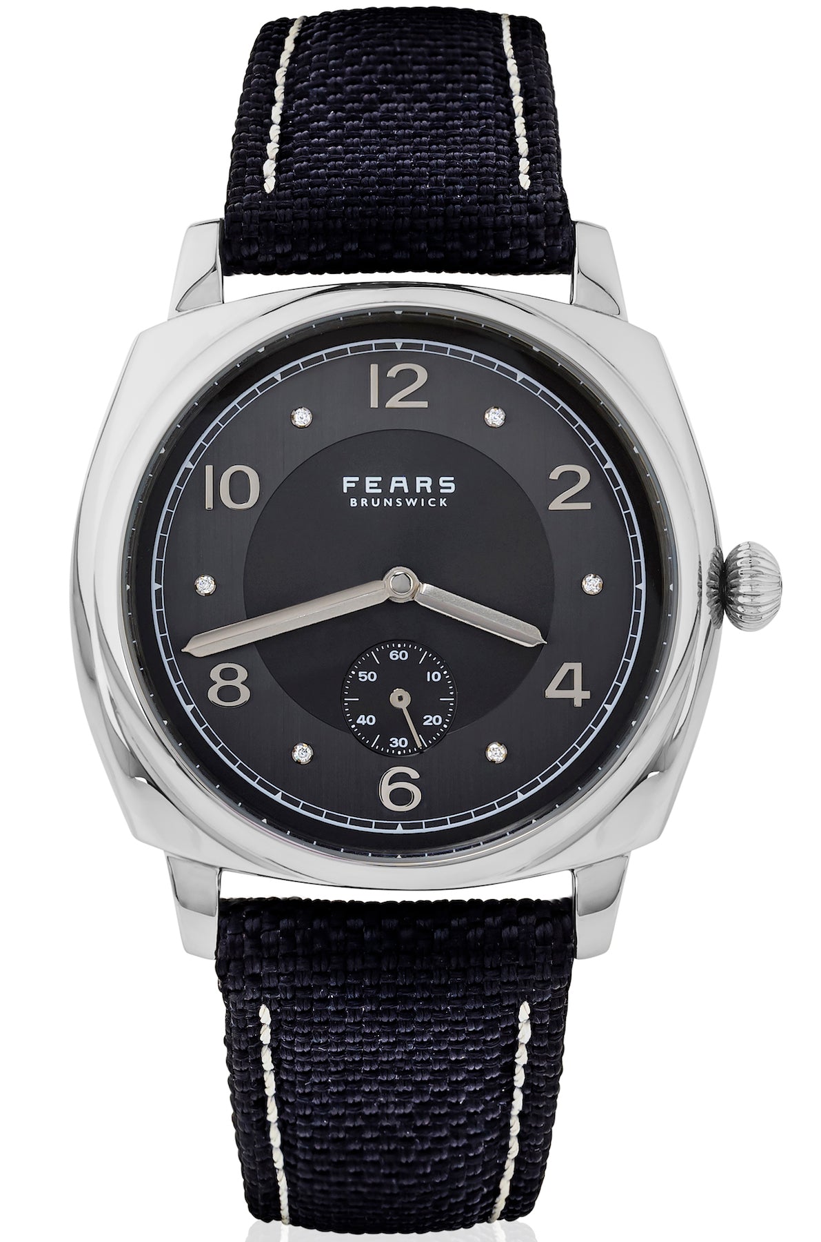 Fears Watch Brunswick PT Anthracite Grey Diamond - Grey
