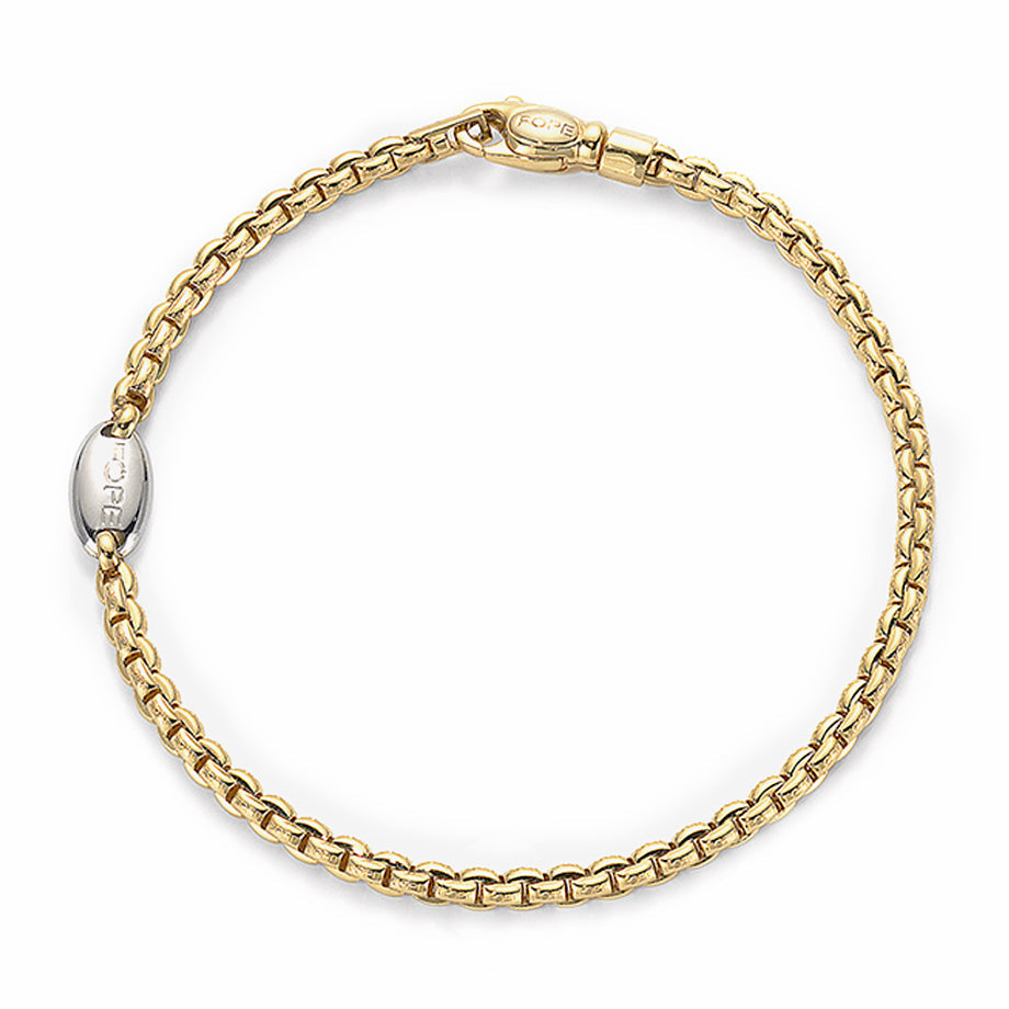 Fope Eka Tiny 18ct Yellow Gold Bracelet