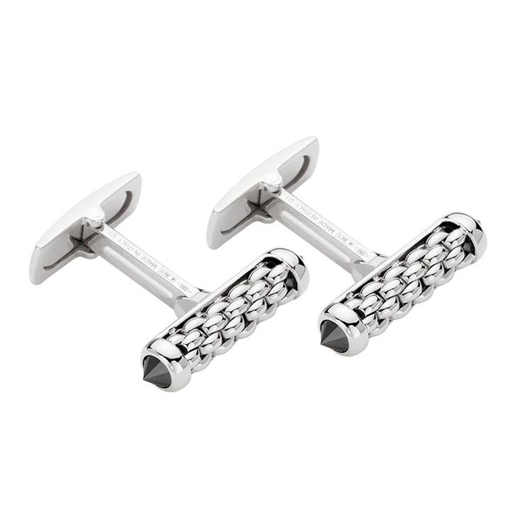 Fope Essentials 18ct White Gold Diamond Cufflinks