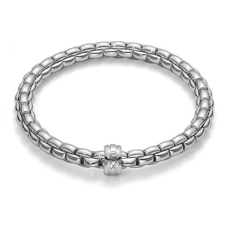 Fope Flex'It Eka 18ct White Gold Bracelet - XS