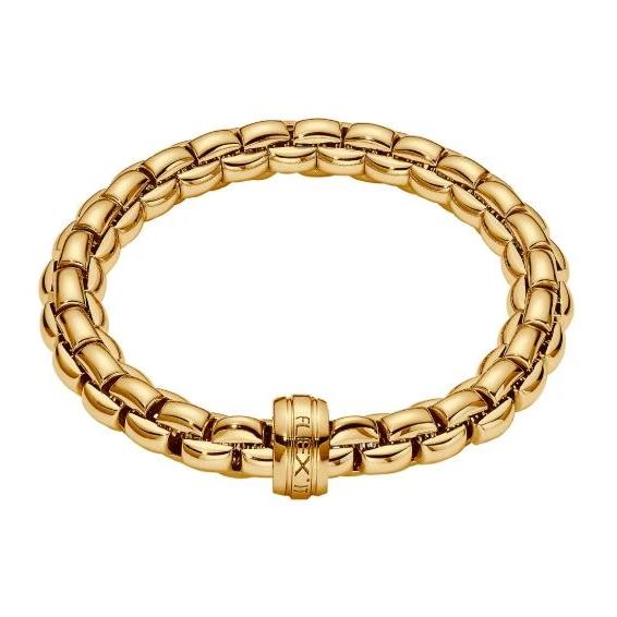 Fope Eka 18ct Yellow Gold Bracelet - S