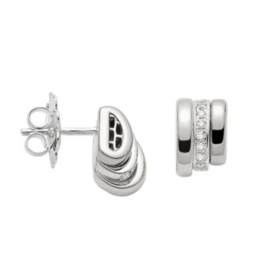 Fope Prima 18ct White Gold 0.13ct Diamond Stud Earrings