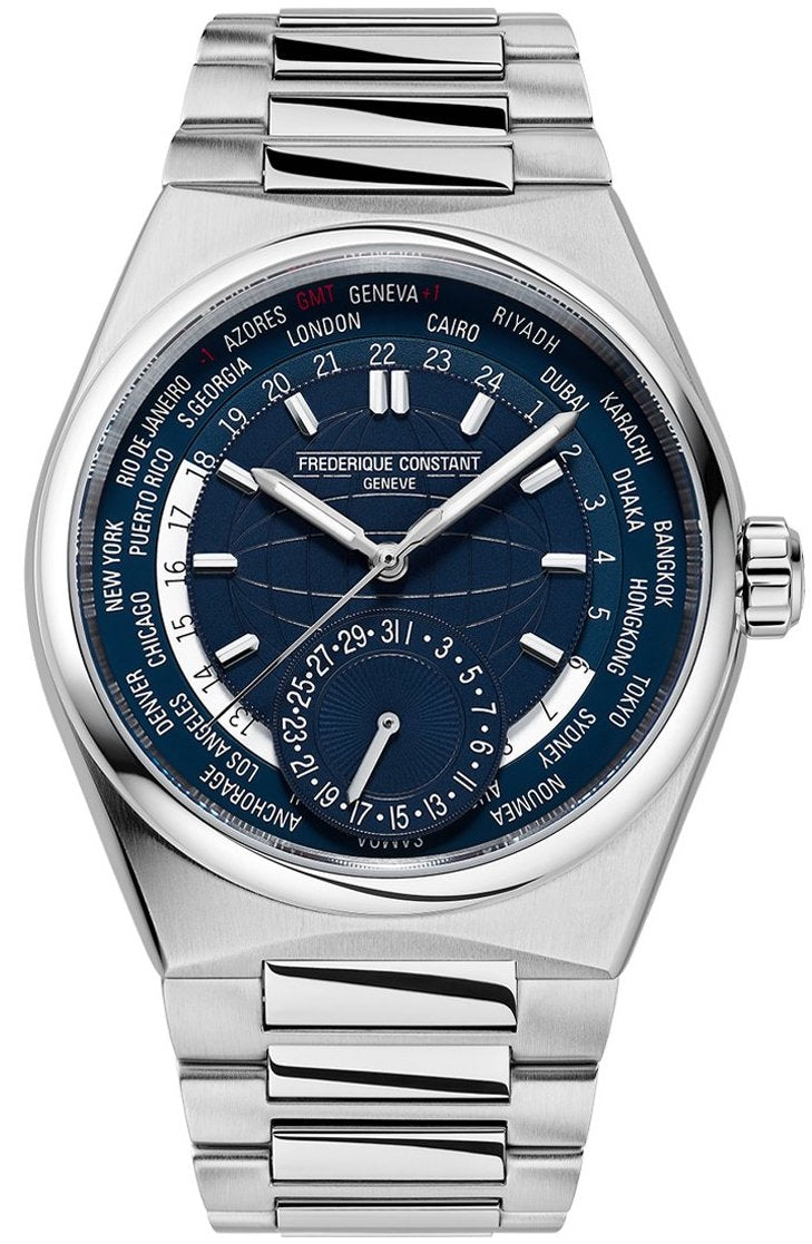 Frederique Constant Watch Highlife Worldtimer Manufacture - Blue