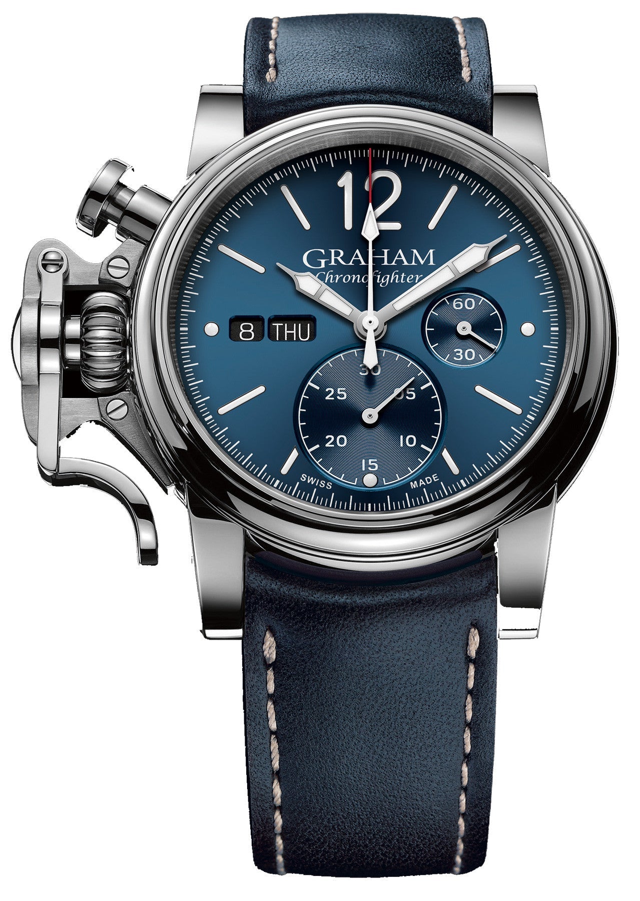 Graham Watch Chronofighter Vintage - Option1 Value Blue