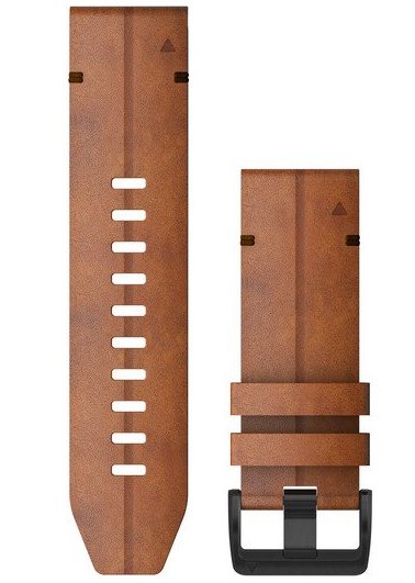 Garmin Watch Band QuickFit 26 Chestnut Leather - Brown