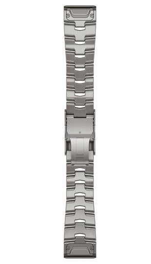 Garmin Watch Band QuickFit 26 Vented Titanium Bracelet - Silver