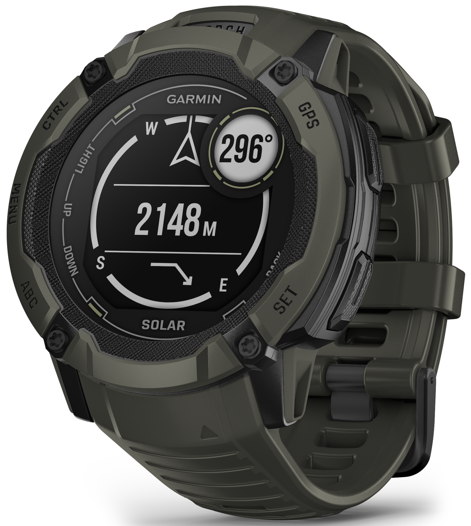 Garmin Watch Instinct 2X Solar Moss