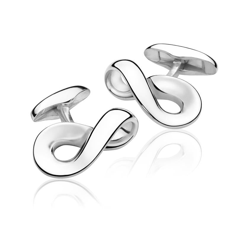 Georg Jensen Infinity Sterling Silver Cufflinks - Silver