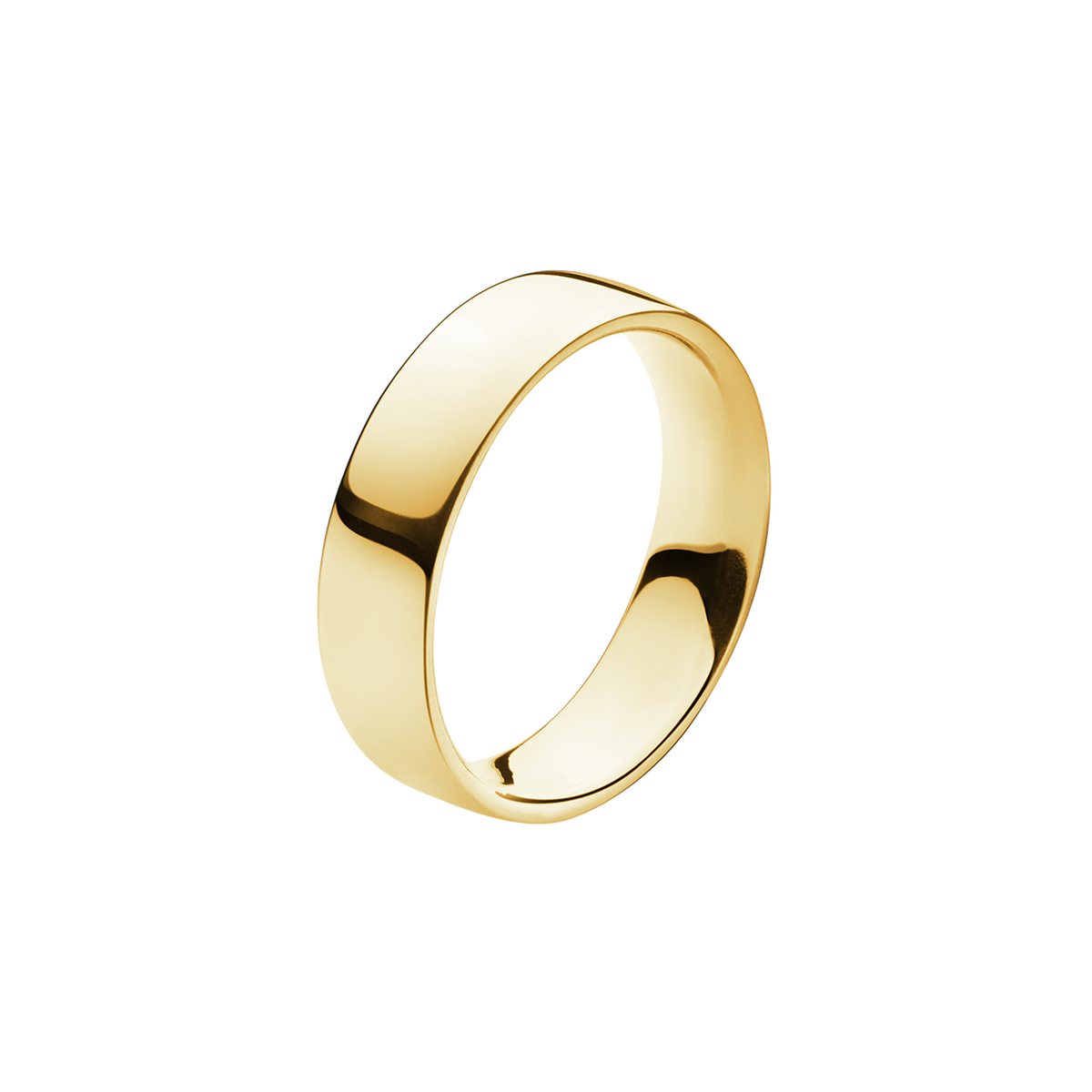 Georg Jensen Magic 18ct Yellow Gold Band Ring - 63