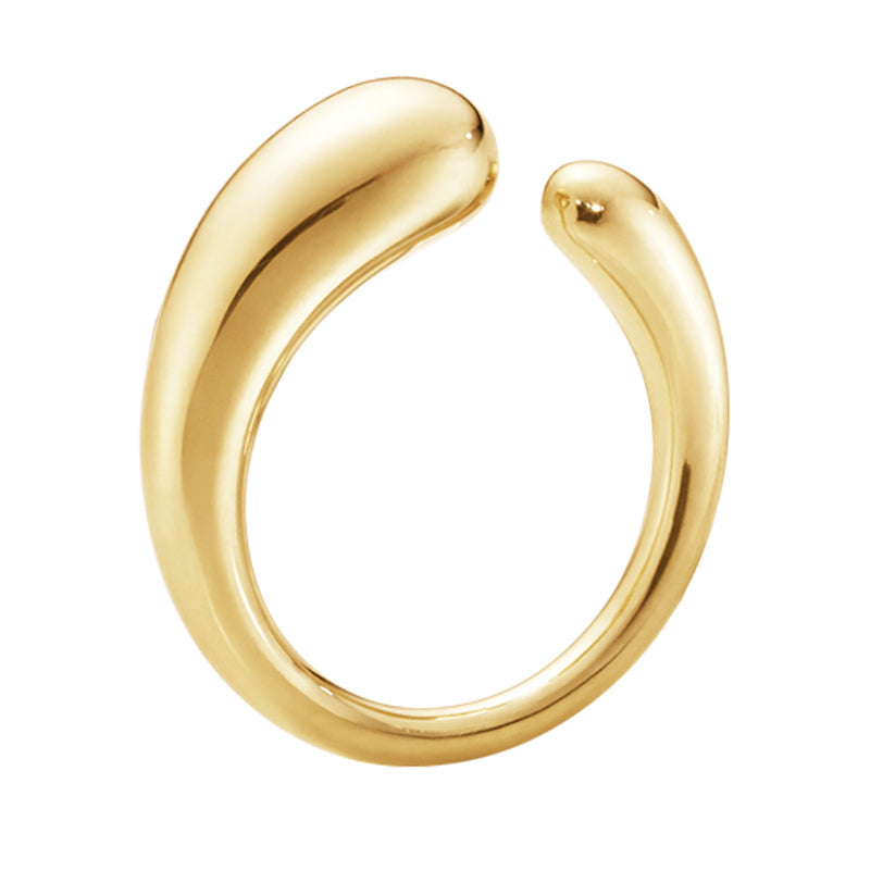 Georg Jensen Mercy 18ct Yellow Gold Small Ring - 51