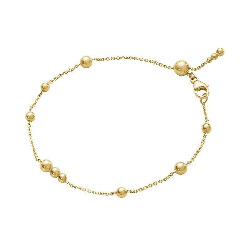 Georg Jensen Moonlight Grapes 18ct Yellow Gold Beaded Bracelet