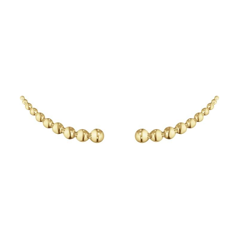 Georg Jensen Moonlight Grapes 18ct Yellow Gold Climber Earrings