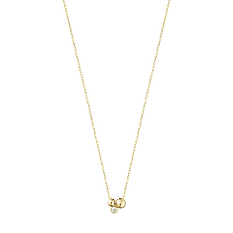 Georg Jensen Moonlight Grapes 18ct Yellow Gold Diamond Pendant