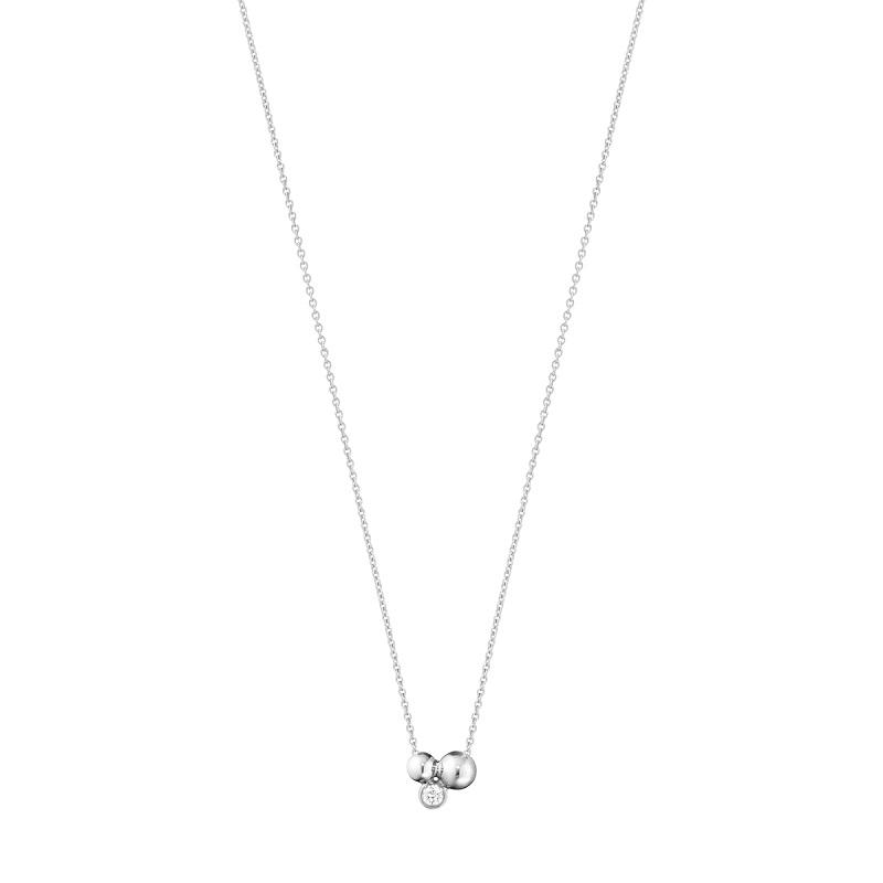 Georg Jensen Moonlight Grapes Sterling Silver Diamond Pendant