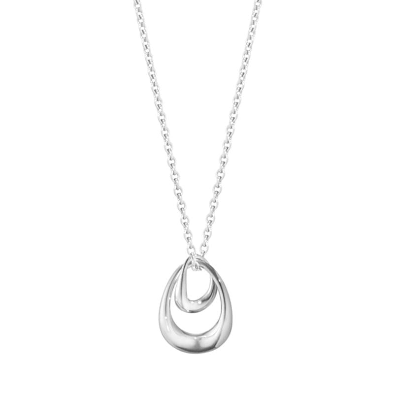 Georg Jensen Offspring Sterling Silver Small Necklace - TITLE Silver