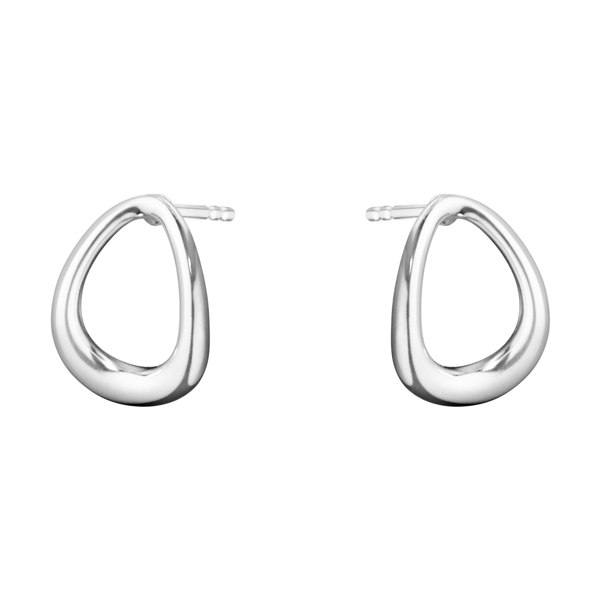 Georg Jensen Offspring Sterling Silver Stud Earrings - TITLE Silver