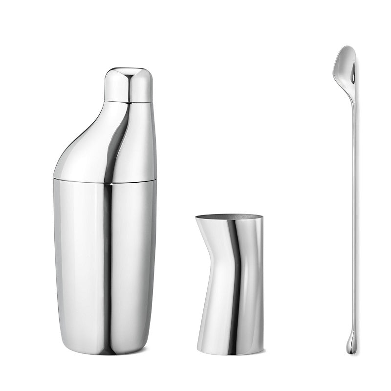 Georg Jensen Sky Stainless Steel Cocktail Shaker Set - Silver