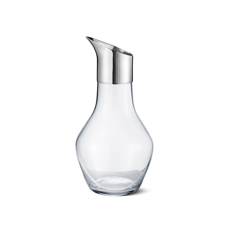 Georg Jensen Sky Stainless Steel and Glass Water Pitcher - Silver