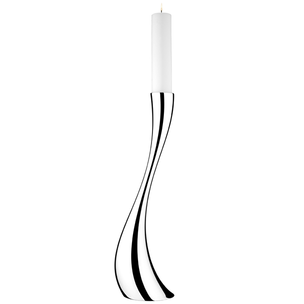 Georg Jensen Cobra Large Floor Candle Holder - TITLE Silver