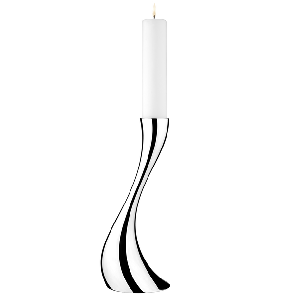 Georg Jensen Cobra Small Floor Candle Holder - TITLE Silver