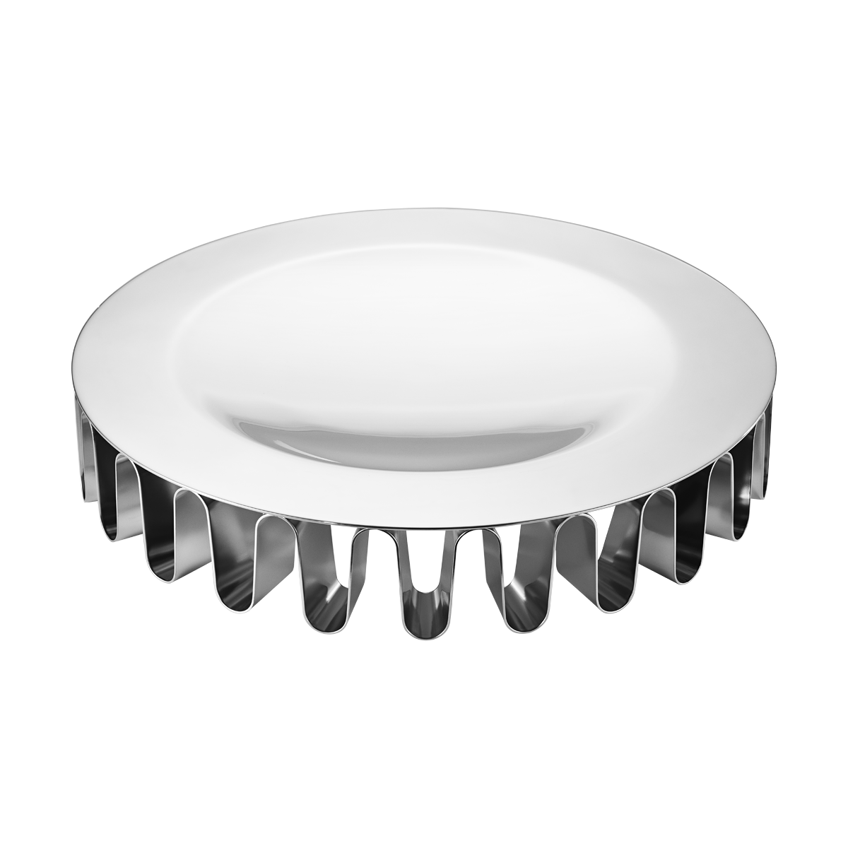 Georg Jensen Frequency Stainless Steel Centrepiece - TITLE