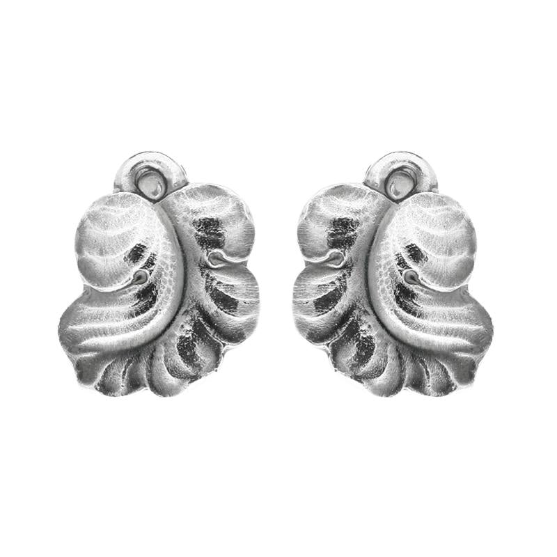 Georg Jensen Moonlight Grapes Sterling Silver Clip On Earrings