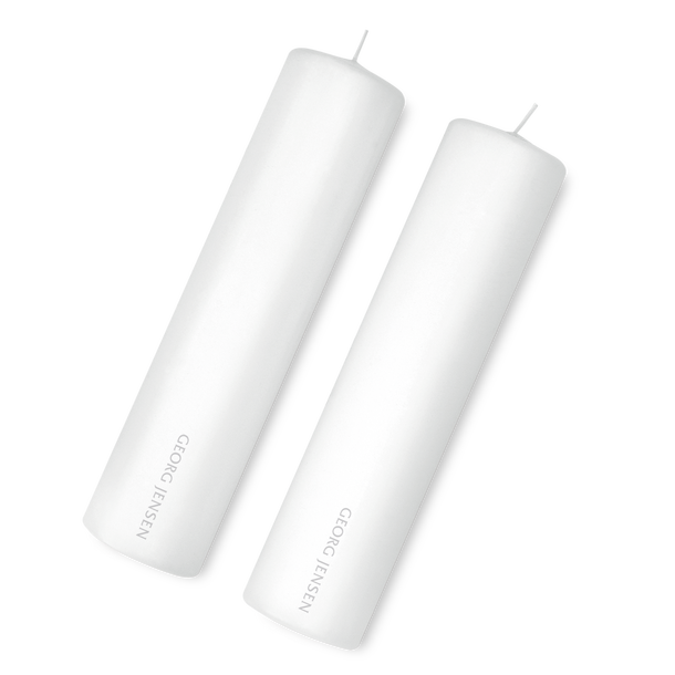Georg Jensen Set of Two Candles - TITLE Silver
