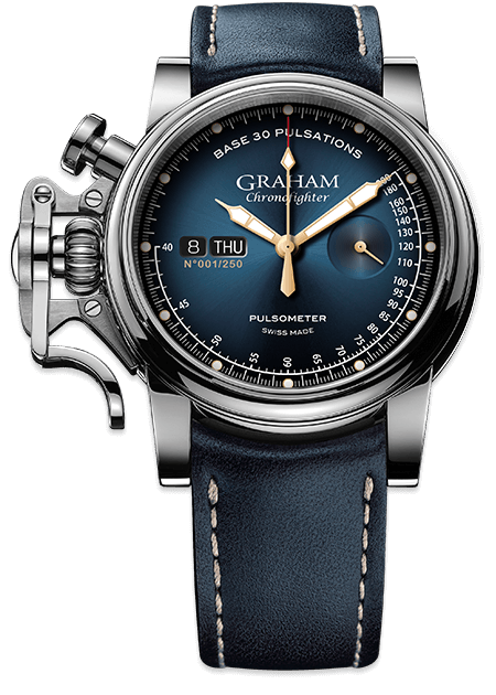 Graham Watch Chronofighter Vintage Pulsometer Limited Edition - Blue