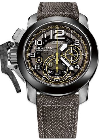 Graham Watch Chronofighter Oversize Target - Black