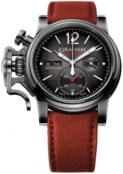 Graham Watch Chronofighter Vintage Aircraft Limited Edition - Black
