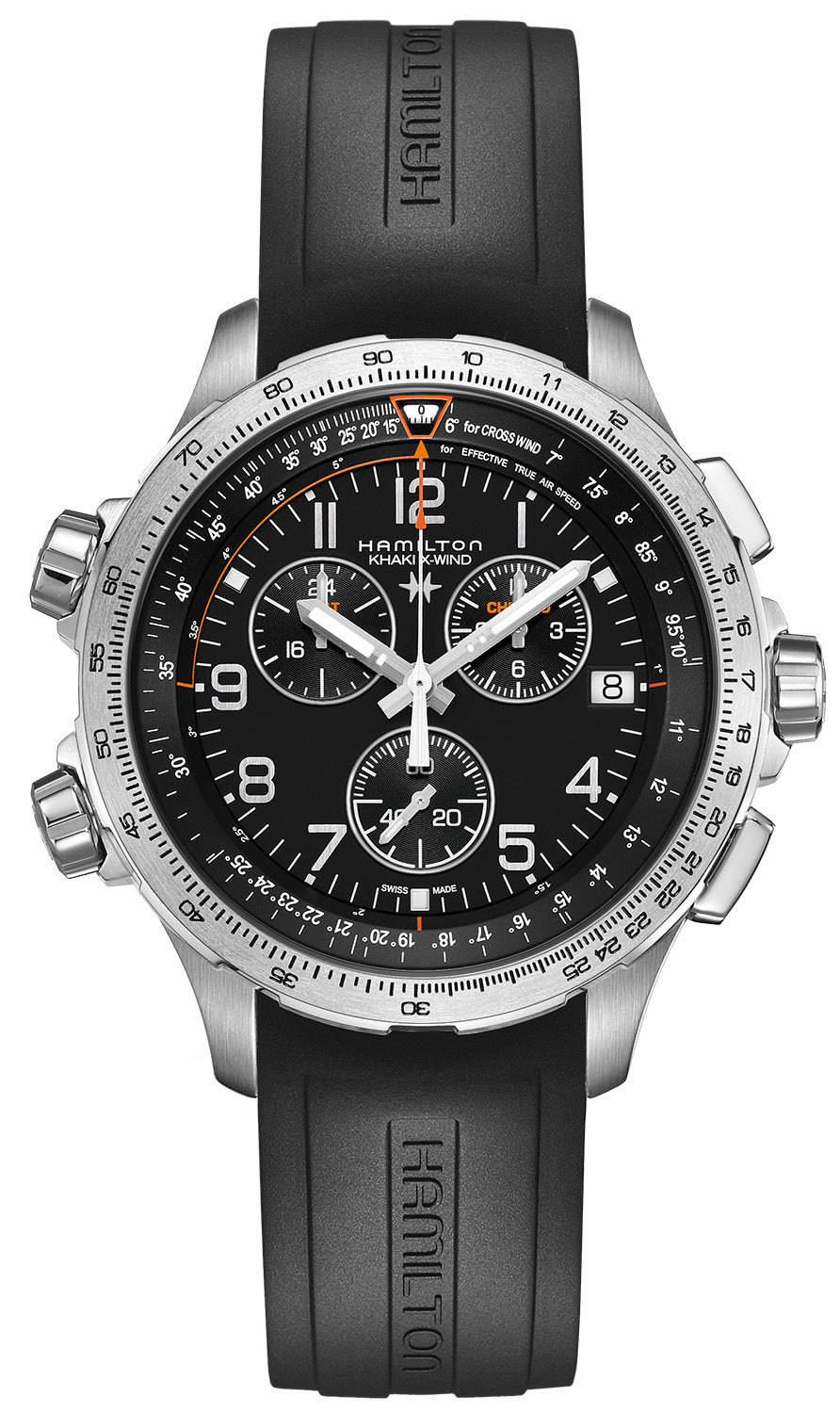 Hamilton Watch Khaki Aviation X-Wind - Black