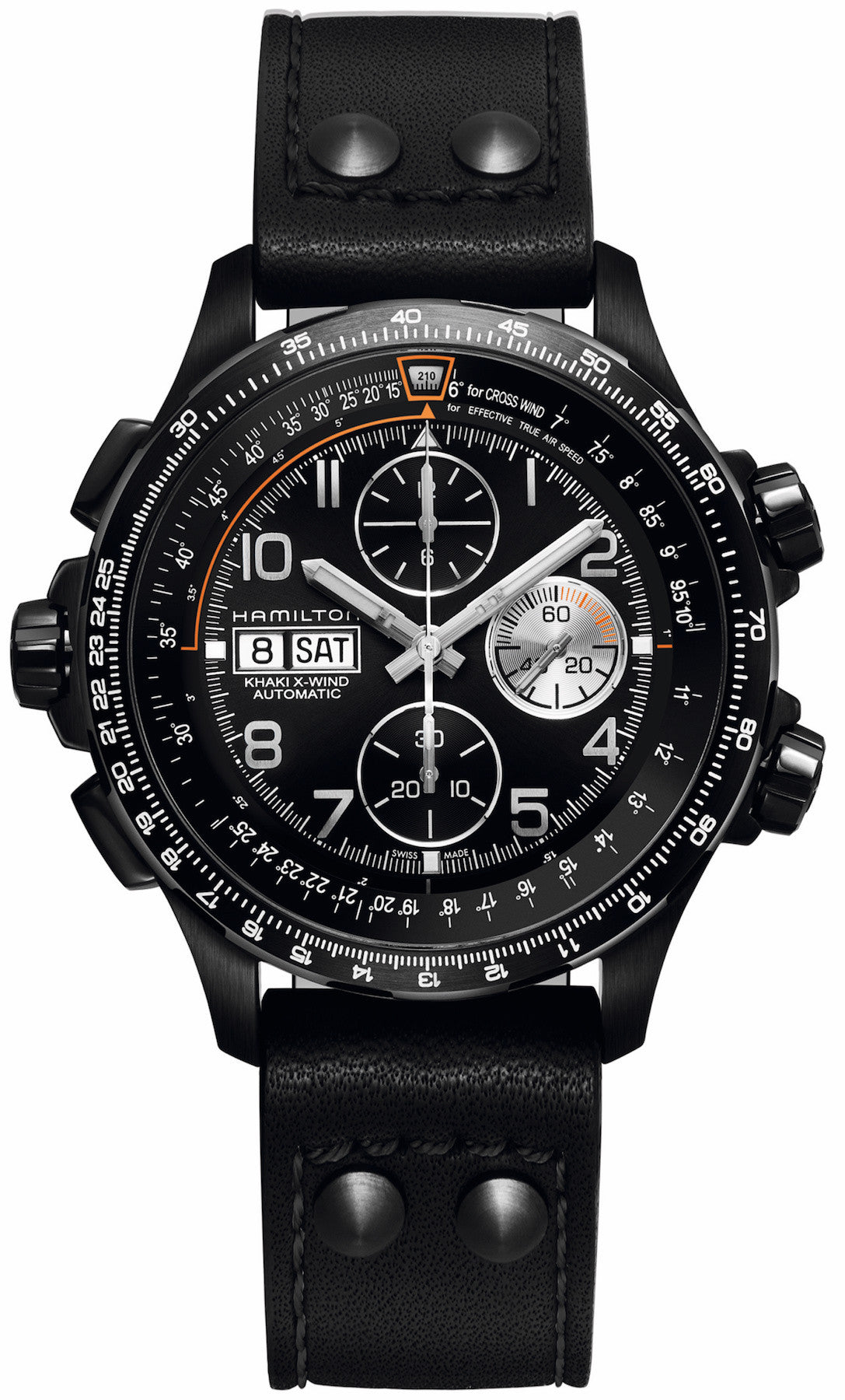 Hamilton Watch Khaki Aviation X-Wind Auto Chrono - black
