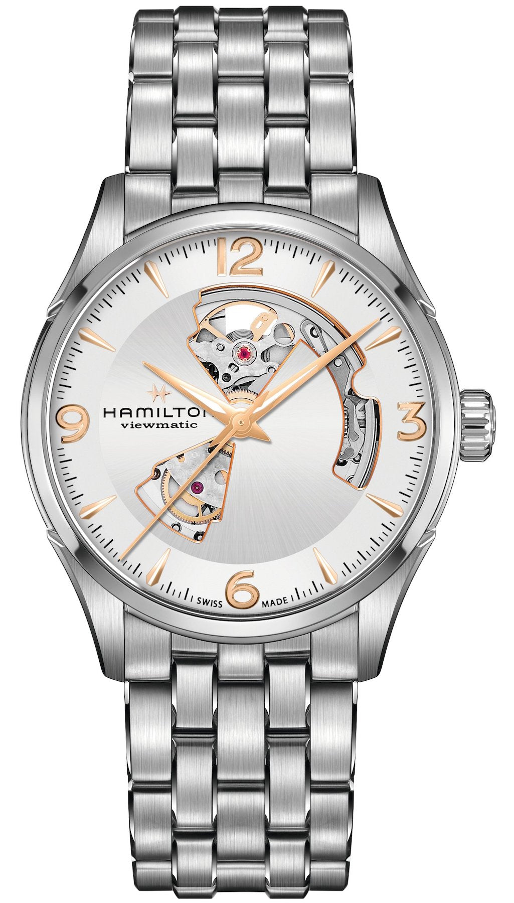 Hamilton Watch Jazzmaster Open Heart - Silver