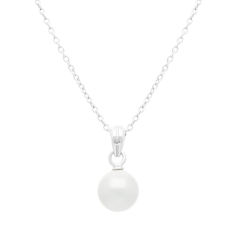 Hot Diamonds Diamond Amulets Sterling Silver Pearl Pendant - Silver