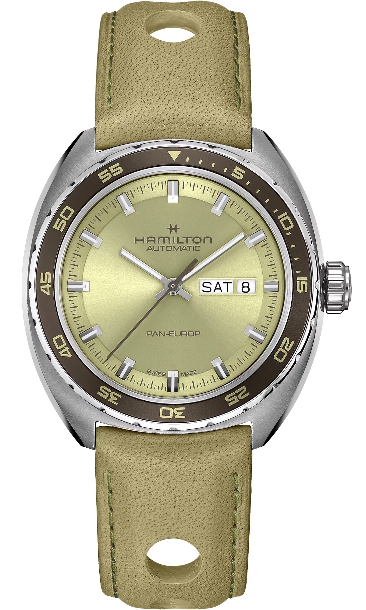Hamilton Watch American Classic Pan Europ Day Date Auto